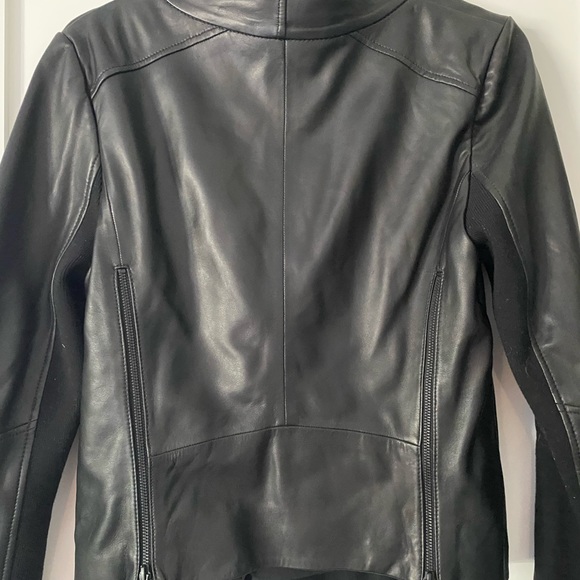 Trouve black leather moto jacket from Nordstrom - Picture 6 of 10